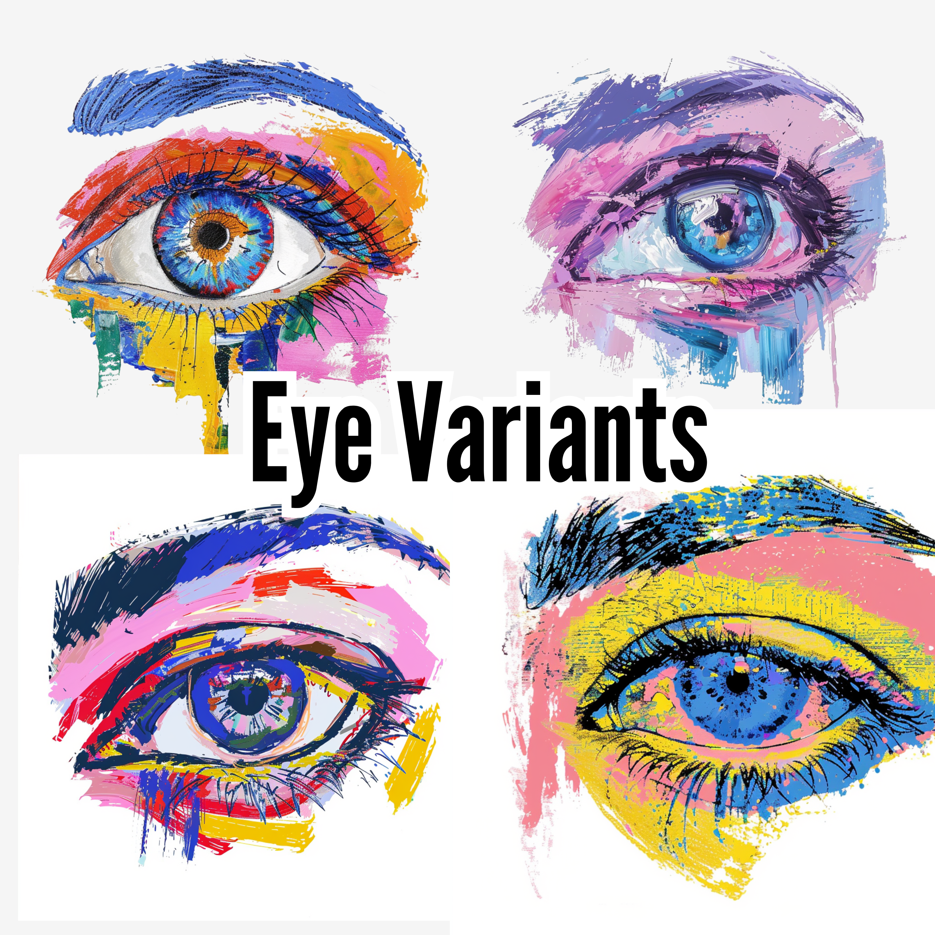 FACE FRAGMENT COLLAGE KIT