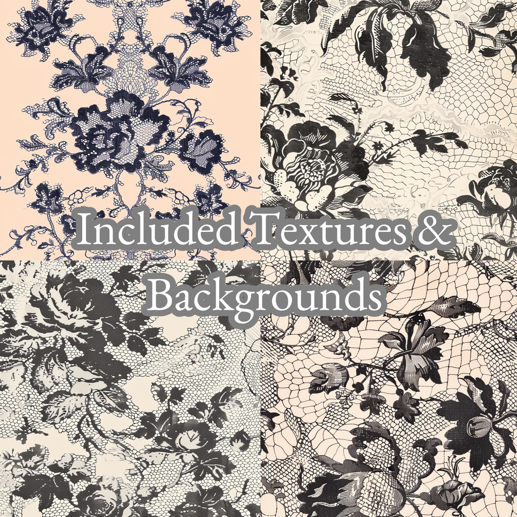 Eros Archive – Digital Collage Kit (40+ PNGs + Canva Template + Printables)