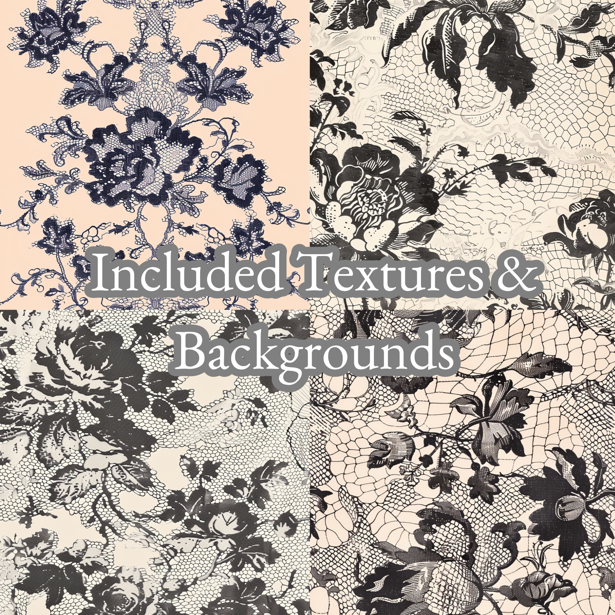 Eros Archive – Digital Collage Kit (40+ PNGs + Canva Template + Printables)